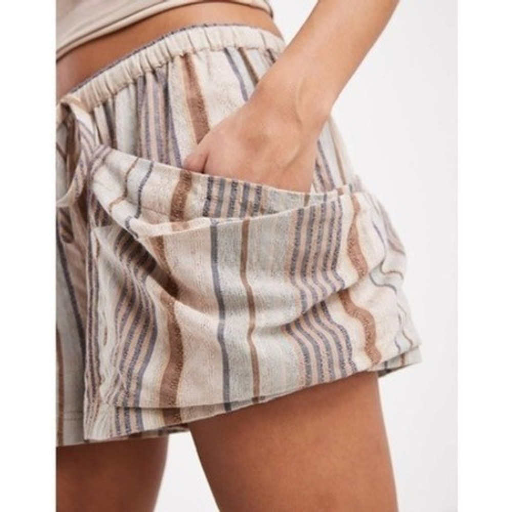 Free People Good Fortune Cotton Shorts // Size M NWT // $78 MSRP